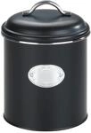 WENKO Aufbewahrungsdose Nero, 1,6 Liter, Frischhaltedose zur luftdichten...