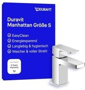 Duravit Manhattan wassersparende Waschtischarmatur, Gr&ouml;&szlig;e S (Auslauf H&ouml;he 76...