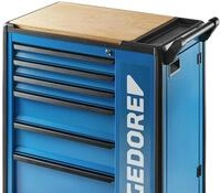 GEDORE Schichtholzplatte, 615x440x30 mm, Buchenholz, Multiplex, Blau, Modern,