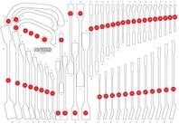 KS Tools 811.0051-97 Leere Schaumstoffeinlage zu 811.0051