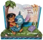 Disney Traditions Stitch Story Book Figurine