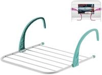 H&H 7411105 Pengo Termo Gocciolo 5 W&auml;schest&auml;nder Aluminium, Wei&szlig;, 43 x 3 x...