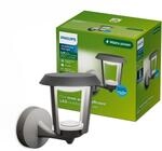 Philips Nuvy Au&szlig;enwandleuchte, 800 lm, 2700 K, PowerShield, IP44 wetterfest,