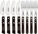 Tramontina Pizza Besteck, 8-tlg. Set f&uuml;r 4 Personen, Rostfreier Edelstahl,