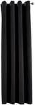 Gardinenbox Vorhang Blickdicht &raquo;Newyork&laquo; Schwarz HxB 160x140 cm 1er-Pack