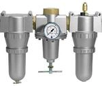 RIEGLER 101081-847 K/M Wartungseinheit 3-tlg. &raquo;Standard&laquo; mit Metallbeh&auml;lter,...
