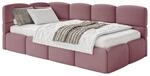 Selsey Jugendbett 120x200cm Rosa mit Matratze und Lattenrost, gepolstertes