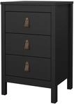 Madrid Nightstand 3 Drawers