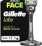 Gillette Labs Herrenrasierer + 1 Rasierklingen-Nachf&uuml;ller, mit Peeling-Bar,