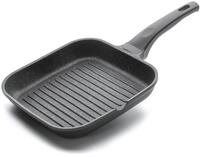 LACOR - 24129 - Grillpfanne glatt Eco Stein 28 cm - schwarz