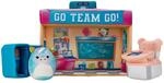 Squishville SQM0325 Schule, superweiches Spielset mit 5cm Mini-Squishmallows