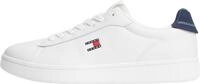Tommy Jeans Herren Court Sneaker Archive '98 aus Leder, Mehrfarbig (RWB), 40
