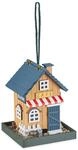 Relaxdays Vogelfutterhaus, Holz, zum Aufh&auml;ngen, Caf&eacute;, Landhaus, HBT:...