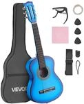 VEVOR Konzertgitarre, 780 mm, Holz-Klassikgitarren-Starter-Set f&uuml;r Anf&auml;nger, mit