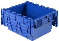 VISO DSW4321 Klappdeckelbox (B x H x T) 400 x 200 x 300 mm Blau 1 St.