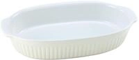 CreaTable Auflaufform oval, Steinzeug, ofenfest bis 250&deg;C, sp&uuml;lmaschinenfest,
