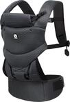 Dooky Carrier Urban Comfort, Babytrage Neugeborene ab Geburt, Ergonomische Babytrage