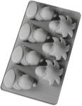 Geda Labels Muffinbackform Peanuts grau Silikon