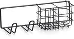 Zeller 18778 Regal, Metall, schwarz, ca. 27 x 9,5 x 8,7 cm, Badregal mit...