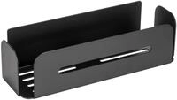 WENKO Turbo-Loc&reg; Wandablage Bivio Black matt, Badregal aus Aluminium, zur
