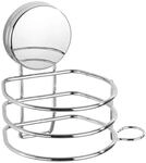 WENKO Static-Loc Plus Haartrocknerhalter Osimo, F&ouml;hnhalterung mit Kabelhalter,