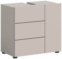 xonox.home &ndash; Waschbeckenunterschrank Vira 60x56x34 cm in Kaschmir Nachbildung...