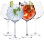 alpina Gin Tonic Gl&auml;ser Set 4 St&uuml;ck &ndash; Gro&szlig;e Gin Gl&auml;ser &ndash; Geschenkset...