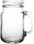 Olympia Mason Jars 450 ml/16 oz (12 St&uuml;ck), Klarglas, Trinkmarmeladengl&auml;ser mit