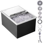VEVOR 55,23 L Drop-in-Eisbox, 608 x 457 x 333 mm Edelstahl-Eisk&uuml;hler, Kommerzieller