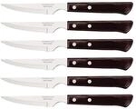 Tramontina Steakmesser Spanish Style, Set 6-teilig, Edelstahl, Holzgriff, FSC,...