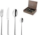 Amefa METROPOLE Besteck Set 24-teilig | Mit Besteckbox | Besteckset 6 Personen 