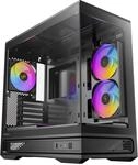 ANTEC Constellation C2M ARGB Black Micro-ATX PC Geh&auml;use &ndash; Kompakter Gaming...