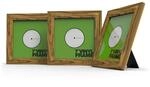 Glorious Vinyl Frame Set 7" Rosewood - 3x Vinyl Cover Rahmen f&uuml;r 7"-Schallplatten,