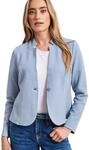 Street One Blazer mit Struktur aus Jersey Cashmere Blue 44
