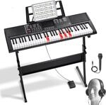 VEVOR 61-Tasten-Digitalklavier, beleuchtete Tasten, tragbares elektrisches Klavier