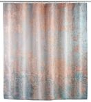 WENKO Anti-Schimmel Duschvorhang Agate, antibakterieller Textil-Vorhang f&uuml;r...