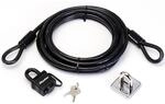 Master Lock 8271EURDAT - Vorteilpack Kabel, Schloss und Anker