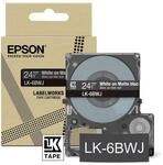 Epson Etikettenkassette, mattes Beschriftungsband LK-5YBJ schwarz auf gelb,