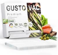 GustoVac Premium Vakuumbeutel, 50 Stk. 30x40cm Profi- Folienbeutel, Vakuumierbeutel