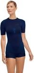 FALKE Damen Baselayer-Shirt Warm Round Neck W S/s Ts Funktionsmaterial