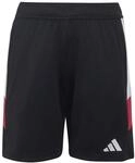 adidas Unisex Kinder Tiro 26 Essentials Kids Shorts, Black/Power pink/White, 15-16