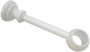 GARDINIA Tr&auml;ger f&uuml;r Gardinenstange mit &Oslash; 28 mm, Geschlossen, Serie Bifo,
