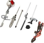 IKRA Gartenpflege Set Multitool IBKH 52-1 Benzin 4in1: Freischneider...