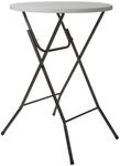 Perel Klappbarer Stehtisch, Stehtisch, Bistrotisch 80 x 110 cm, Stehtisch im