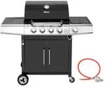 Royal Gourmet 4+1 Brenner Gasgrill Grillwagen mit automatischer Z&uuml;ndung,integriertem