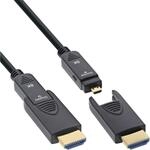 InLine HDMI AOC Kabel Ultra High Speed 2.1 mit abnehmbaren Steckern, 8K/4K HDR...