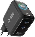 SBS Pulse Power 70W USB-C, GaN-Technologie, Power Delivery (PD 3.0 PPS),