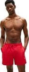 Tommy Hilfiger Herren Badeshorts Medium Drawstring mit Rei&szlig;verschluss-Tasche,...