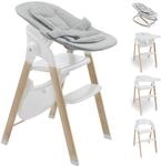 babyGO Levels Hochstuhl Newborn &ndash; mitwachsender Hochstuhl ab Baby, klappbar,