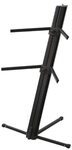 Adam Hall Stands SKS 22 XB - Keyboardst&auml;nder 2-Fach, Auflagen stufenlos...